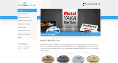Desktop Screenshot of metalyakakartlari.com
